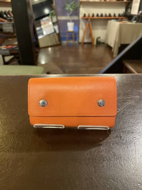 HERMES（エルメス）キーケース　クリーニング＆染め直し | 靴修理