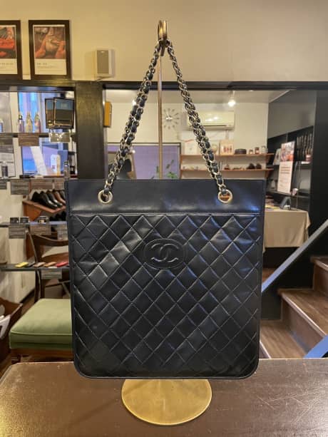 CHANEL（シャネル）マトラッセ　クリーニング＆染め直し | バッグ修理