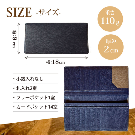 二つ折り長財布オーダーメイド ギフトチケット