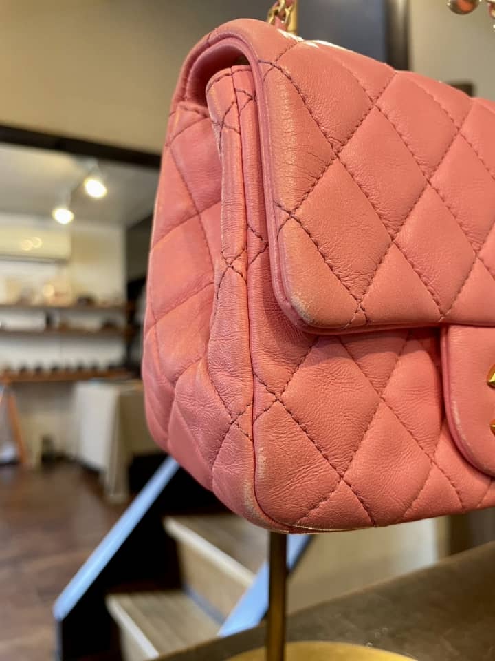 CHANEL（シャネル）マトラッセ　クリーニング＆染め直し | バッグ修理