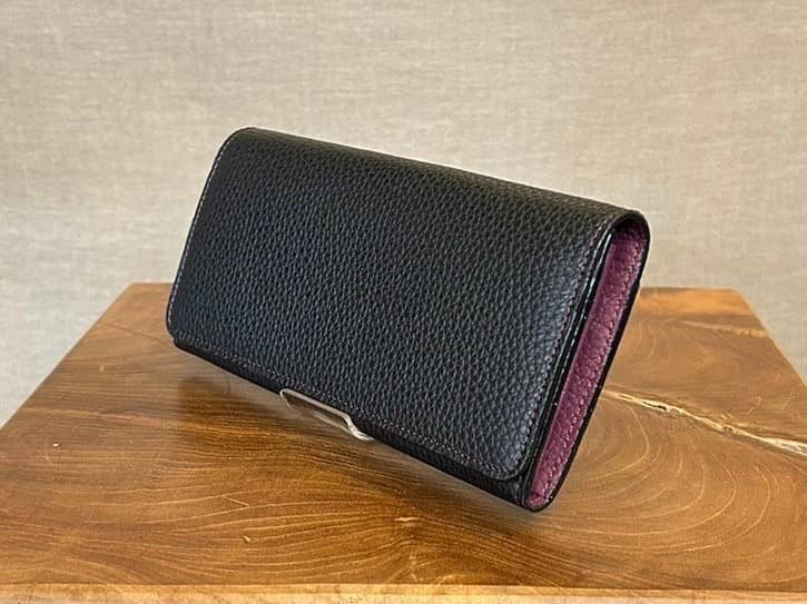 【オーダーメイド革小物】長財布（ボタンタイプ） | シューズと揃える革小物