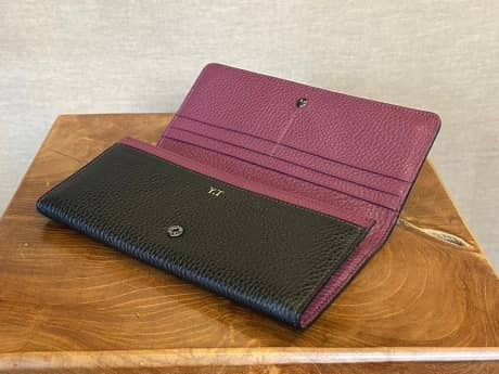 【オーダーメイド革小物】長財布（ボタンタイプ） | シューズと揃える革小物