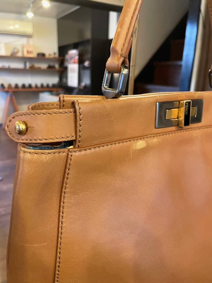 FENDI（フェンディ）ハンドバッグ クリーニング＆染め直し | バッグ修理