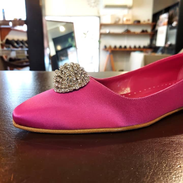 MANOLO BLAHNIK（マノロブラニク）ハーフラバーソール補強 | 靴修理