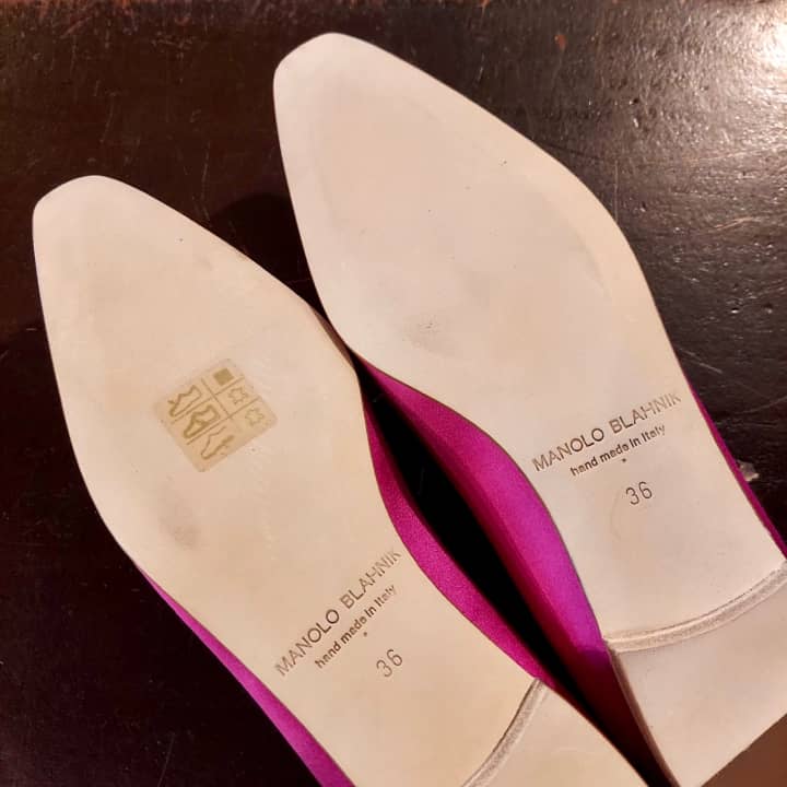 MANOLO BLAHNIK（マノロブラニク）ハーフラバーソール補強 | 靴修理