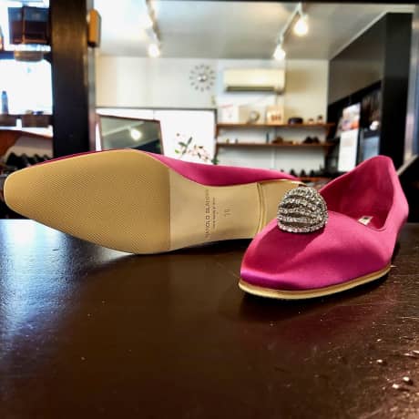 MANOLO BLAHNIK（マノロブラニク）ハーフラバーソール補強 | 靴修理