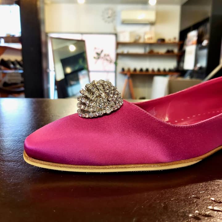 MANOLO BLAHNIK（マノロブラニク）ハーフラバーソール補強 | 靴修理