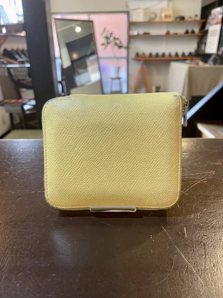 HERMES（エルメス）財布 クリーニング＆染め直し | 革小物修理
