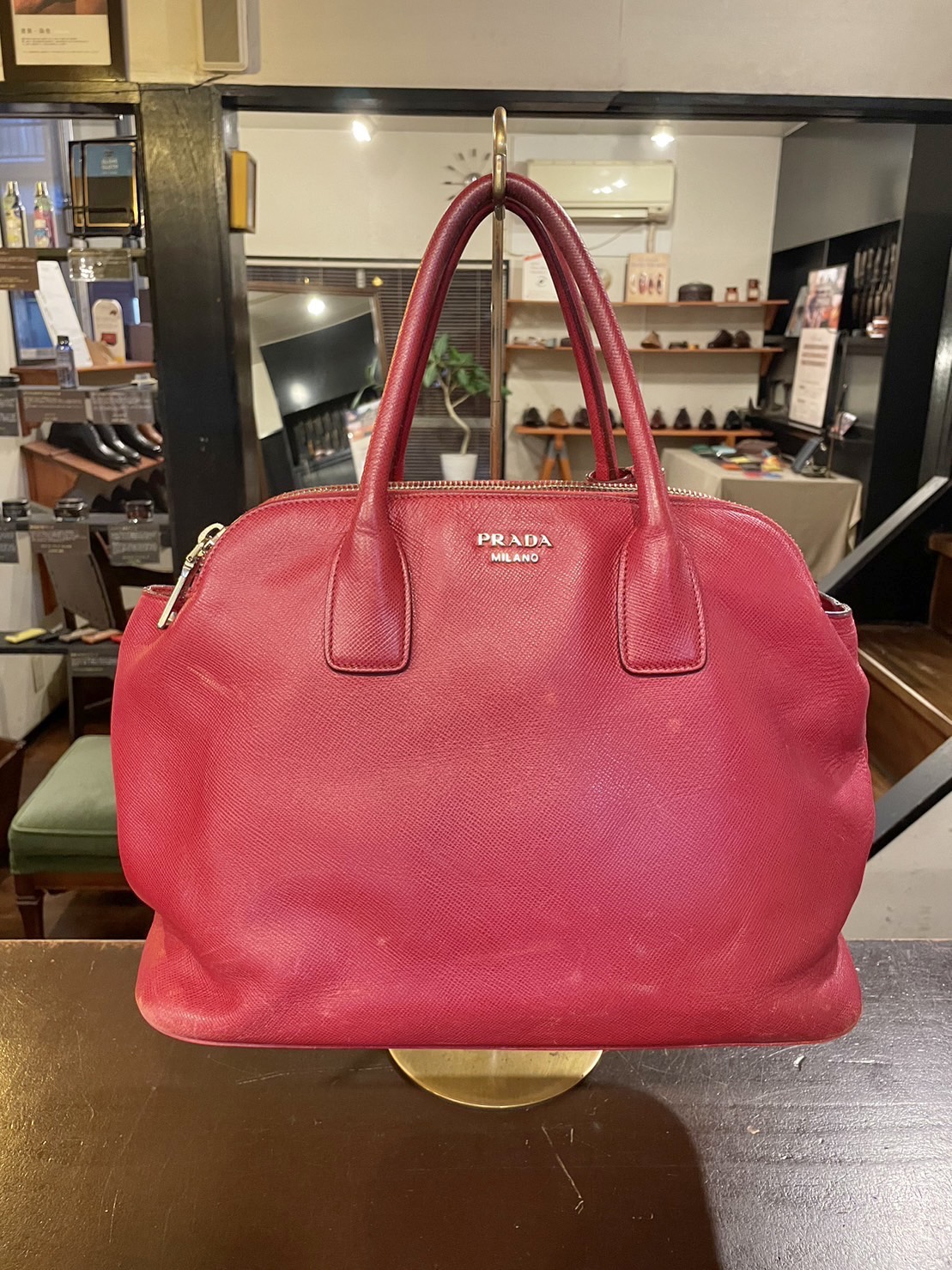 修理事例】PRADA（プラダ）ボストンバッグ クリーニング