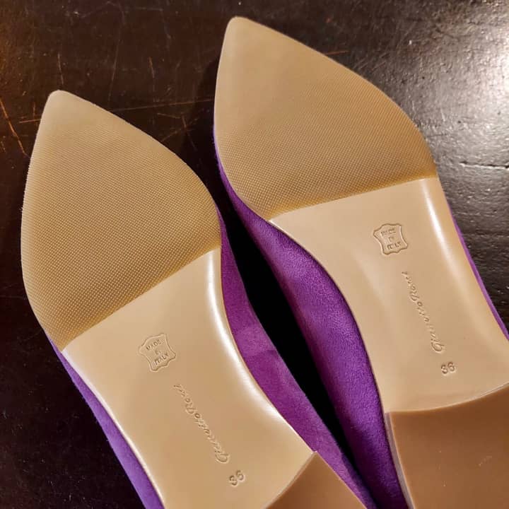 GIANVITO ROSSI（ジャンビトロッシ）ハーフラバーソール補強 | 靴修理