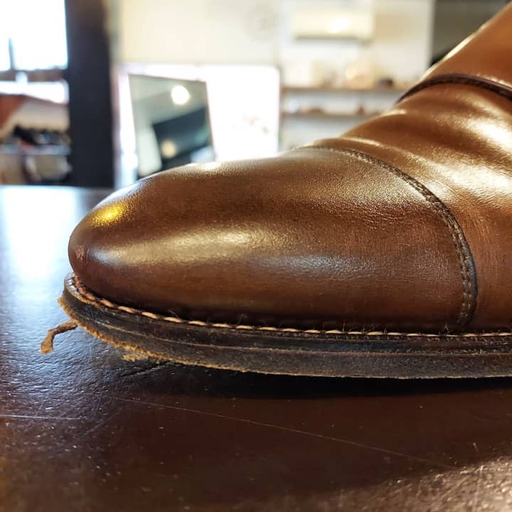 UNION IMPERIAL（ユニオンインペリアル）つま先レザー補強 | 靴修理