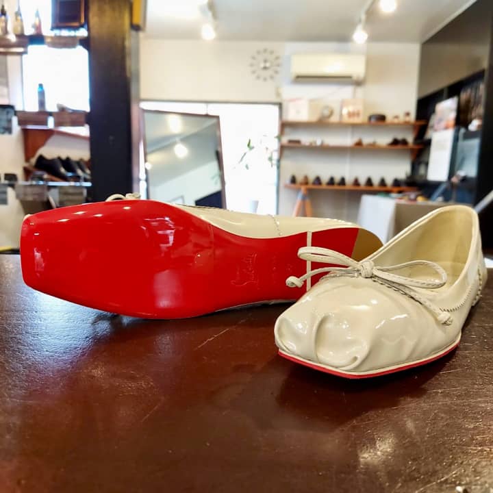 CHRISTIAN LOUBOUTIN（クリスチャンルブタン）ハーフラバーソール補強 | 靴修理