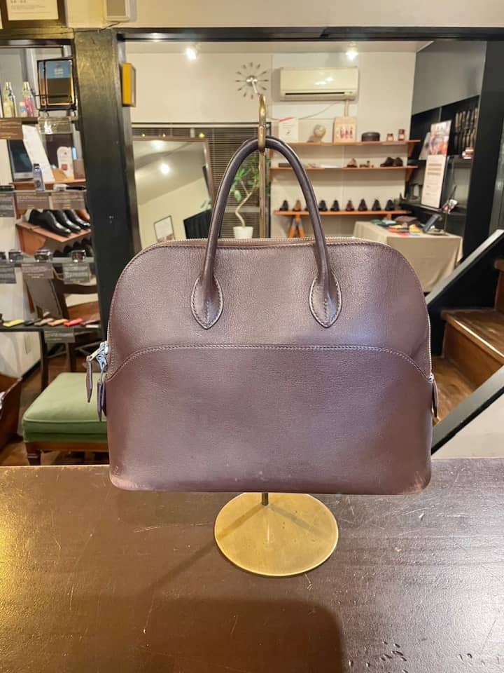 HERMES（エルメス）ボリード　バッグクリーニング＆染め直し | バッグ修理