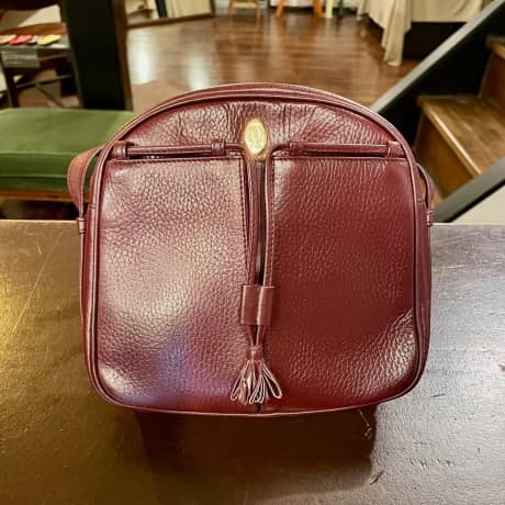 CARTIER（カルティエ）ショルダーバッグ　クリーニング＆染め直し | バッグ修理