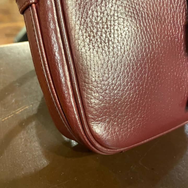 CARTIER（カルティエ）ショルダーバッグ　クリーニング＆染め直し | バッグ修理
