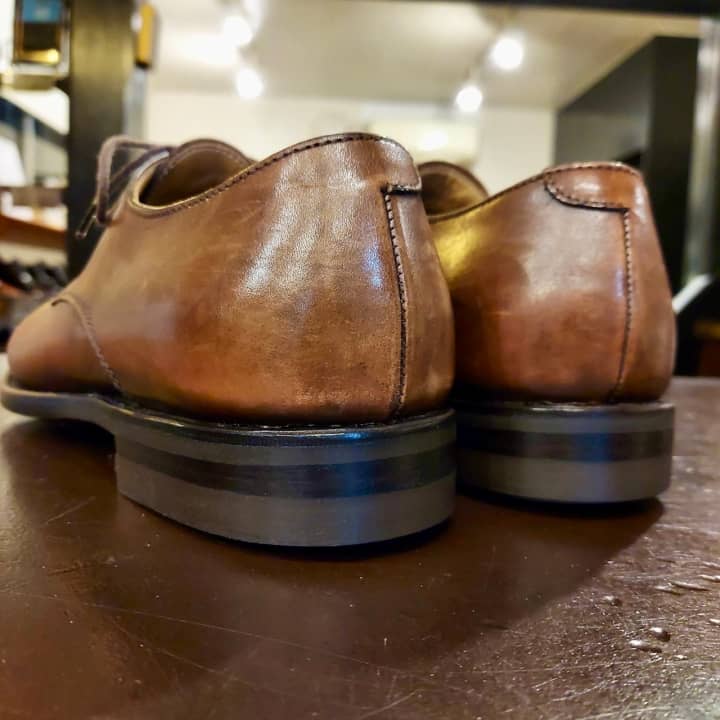 BARNEYS NEW YORK（バーニーズ・ニューヨーク）紳士靴　ヒール交換 | 靴修理