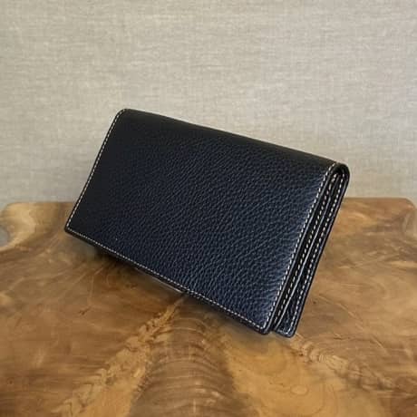 【オーダーメイド革小物】本革二つ折り長財布（小銭入れあり） | シューズと揃える革小物