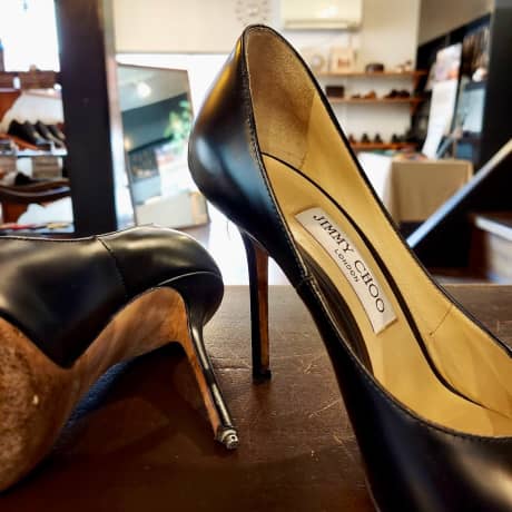 JIMMY CHOO（ジミーチュー）ピンヒール交換 | 靴修理