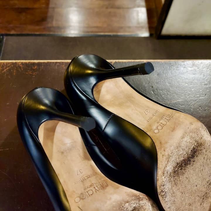 JIMMY CHOO（ジミーチュー）ピンヒール交換 | 靴修理