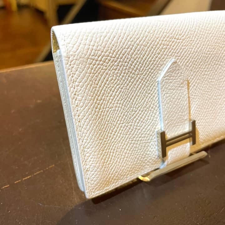 HERMES（エルメス）カードケース　クリーニング＆染め直し | 革小物修理