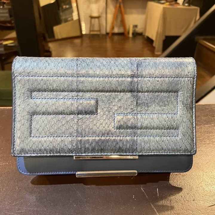 FENDI（フェンディ）クラッチバッグ　クリーニング＆染め直し | バッグ修理