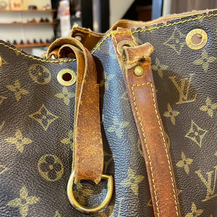 LOUIS VUITTON（ルイヴィトン）ショルダーバッグ　ショルダー付け根部分交換 | バッグ修理