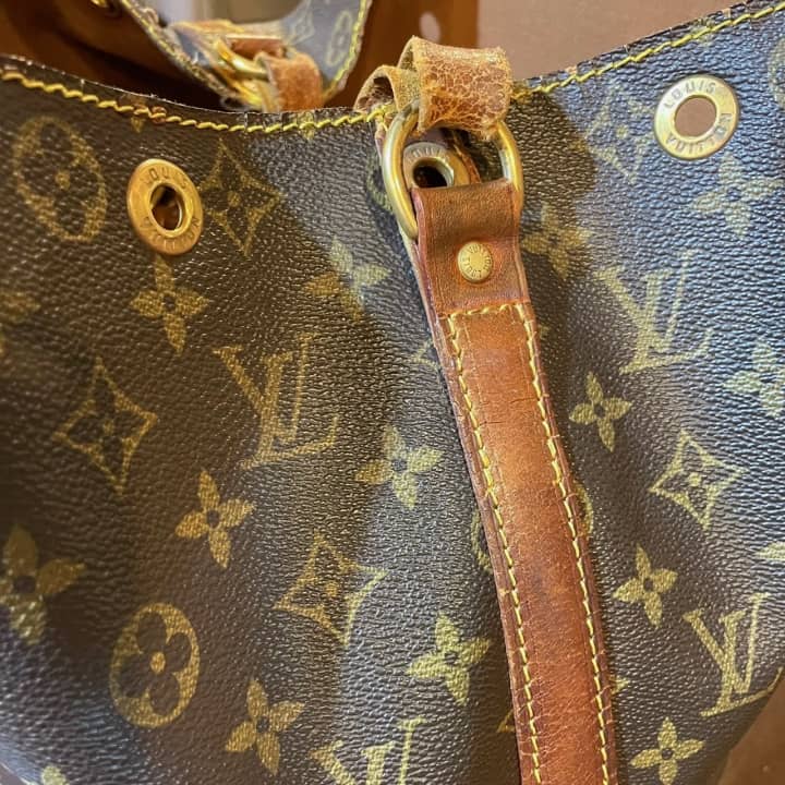LOUIS VUITTON（ルイヴィトン）ショルダーバッグ　ショルダー付け根部分交換 | バッグ修理