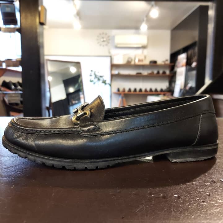 FERRAGAMO（フェラガモ）紳士靴　オールソール交換 | 靴修理