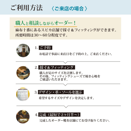 セミオーダーシューズギフトチケット（ハイクラスレザー用）