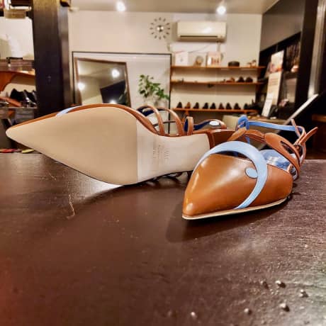 MANOLO BLAHNIK（マノロブラニク）ハーフラバーソール補強 | 靴修理