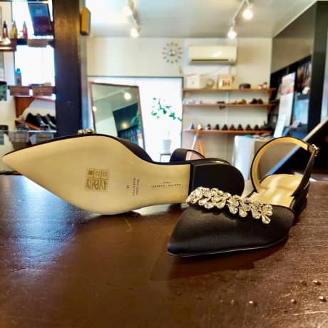 MANOLO BLAHNIK（マノロブラニク）ハーフラバーソール補強 | 靴修理
