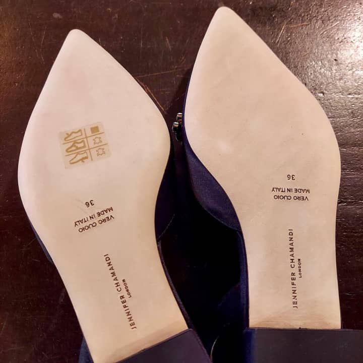 MANOLO BLAHNIK（マノロブラニク）ハーフラバーソール補強 | 靴修理