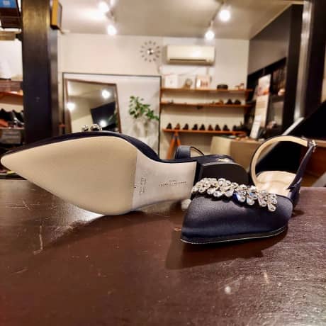 MANOLO BLAHNIK（マノロブラニク）ハーフラバーソール補強 | 靴修理