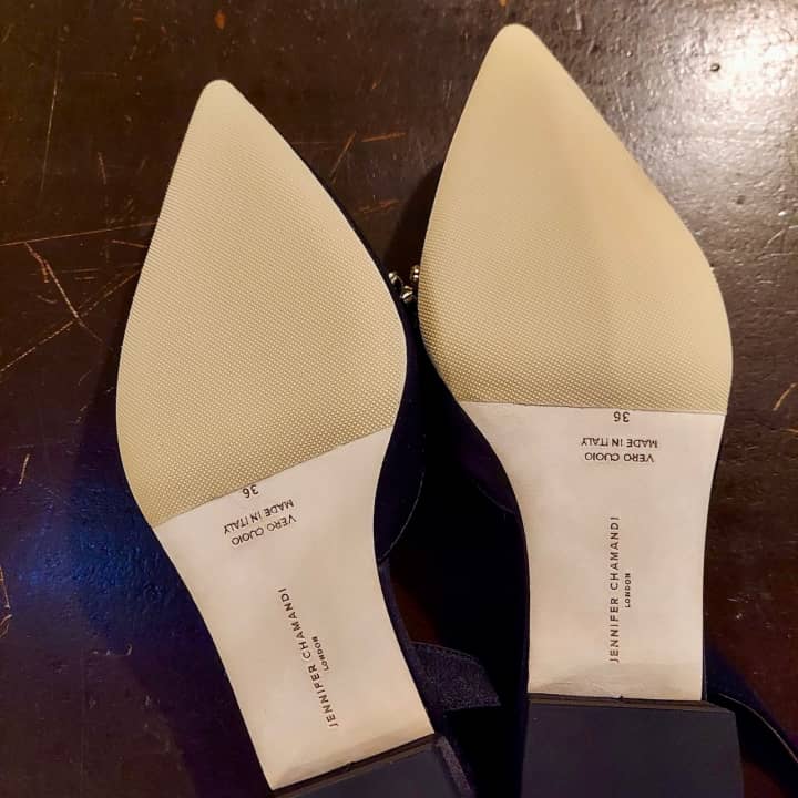 MANOLO BLAHNIK（マノロブラニク）ハーフラバーソール補強 | 靴修理
