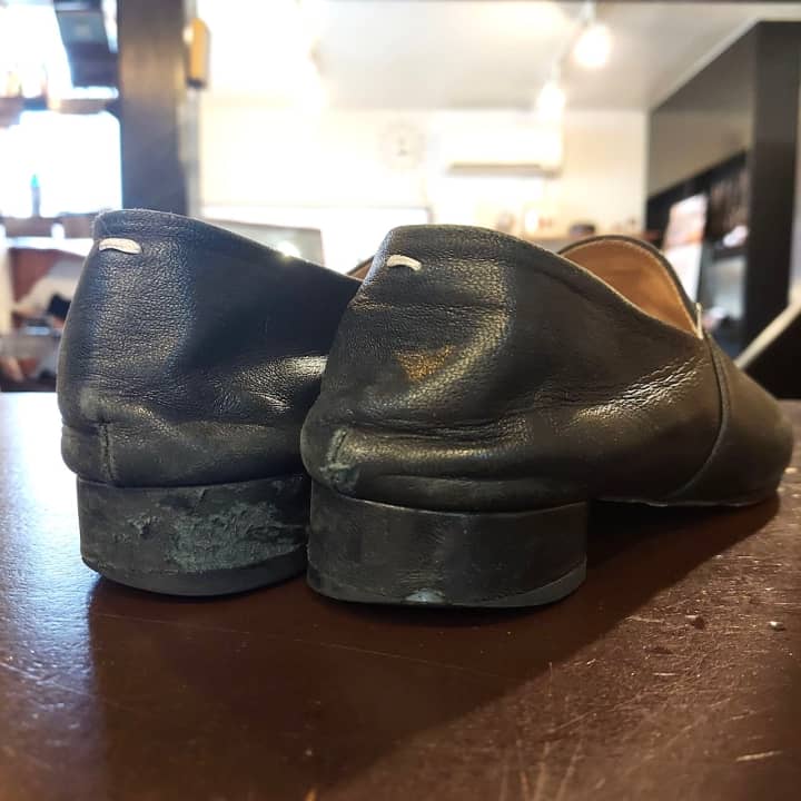 MAISON MARGIELA（メゾン マルジェラ） ヒール巻き革交換 | 靴修理