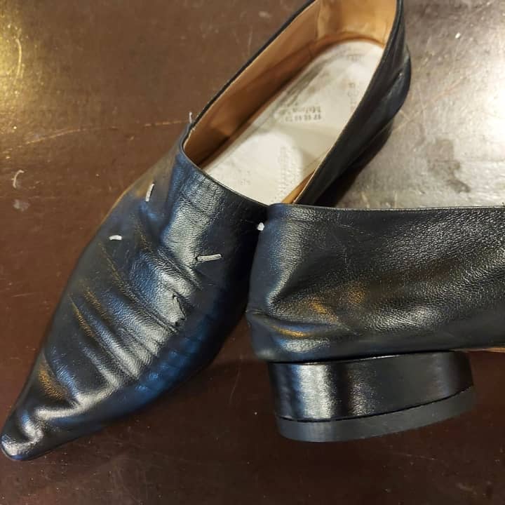 MAISON MARGIELA（メゾン マルジェラ） ヒール巻き革交換 | 靴修理