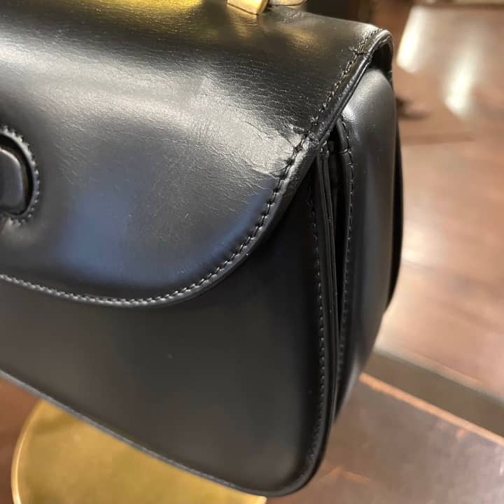 GUCCI（グッチ）ハンドバッグ　クリーニング＆染め直し | バッグ修理