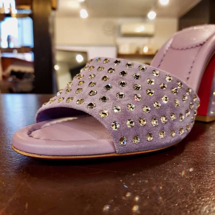 CHRISTIAN LOUBOUTIN（クリスチャンルブタン）婦人靴　ハーフラバーソール補強 | 靴修理