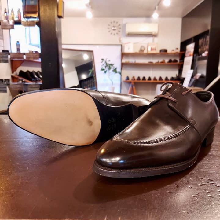 JOHN LOBB（ジョンロブ）紳士靴　つま先補強（ヴィンテージスティール） | 靴修理