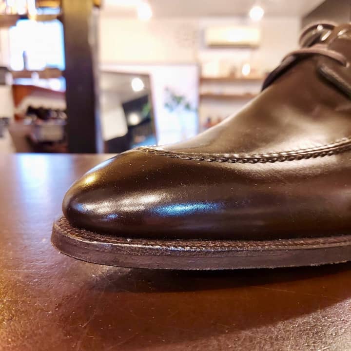 JOHN LOBB（ジョンロブ）紳士靴　つま先補強（ヴィンテージスティール） | 靴修理
