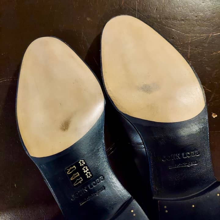 JOHN LOBB（ジョンロブ）紳士靴　つま先補強（ヴィンテージスティール） | 靴修理