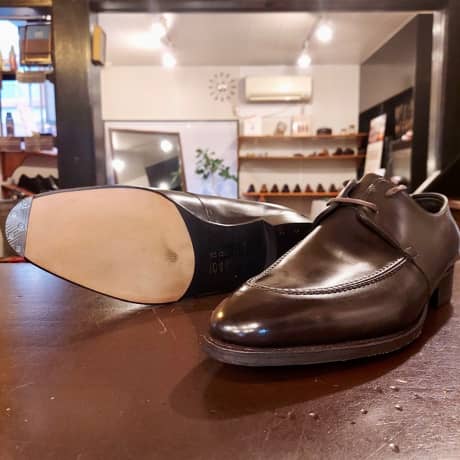 JOHN LOBB（ジョンロブ）紳士靴　つま先補強（ヴィンテージスティール） | 靴修理