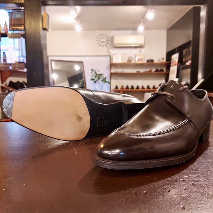 JOHN LOBB（ジョンロブ）紳士靴　つま先補強（ヴィンテージスティール） | 靴修理