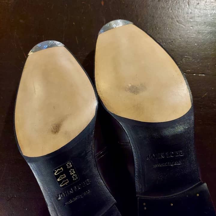 JOHN LOBB（ジョンロブ）紳士靴　つま先補強（ヴィンテージスティール） | 靴修理