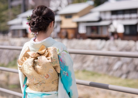 成人式を迎える
娘